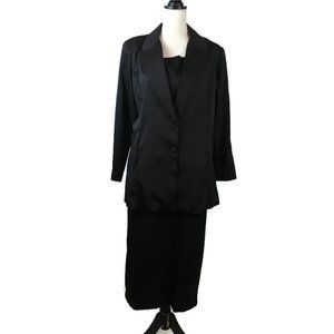 Mangrove  2 pc Skirt Suit Size S  Black Midi